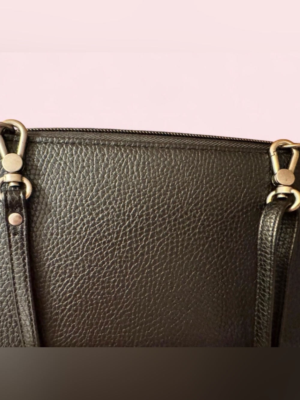 The Sak Black Leather Crossbody w/Beaded “Believe in Love” pendant 💗 - Picture 7 of 10